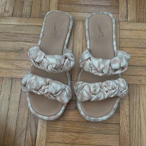 Women’s Cream and Whitw Sandals